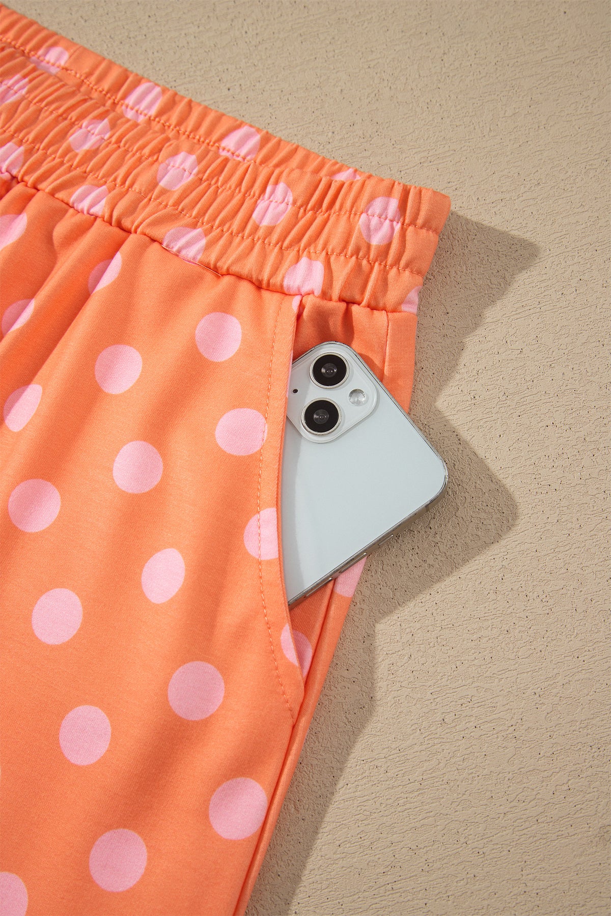 Polka Dot Long Sleeve Top w/Skort Set