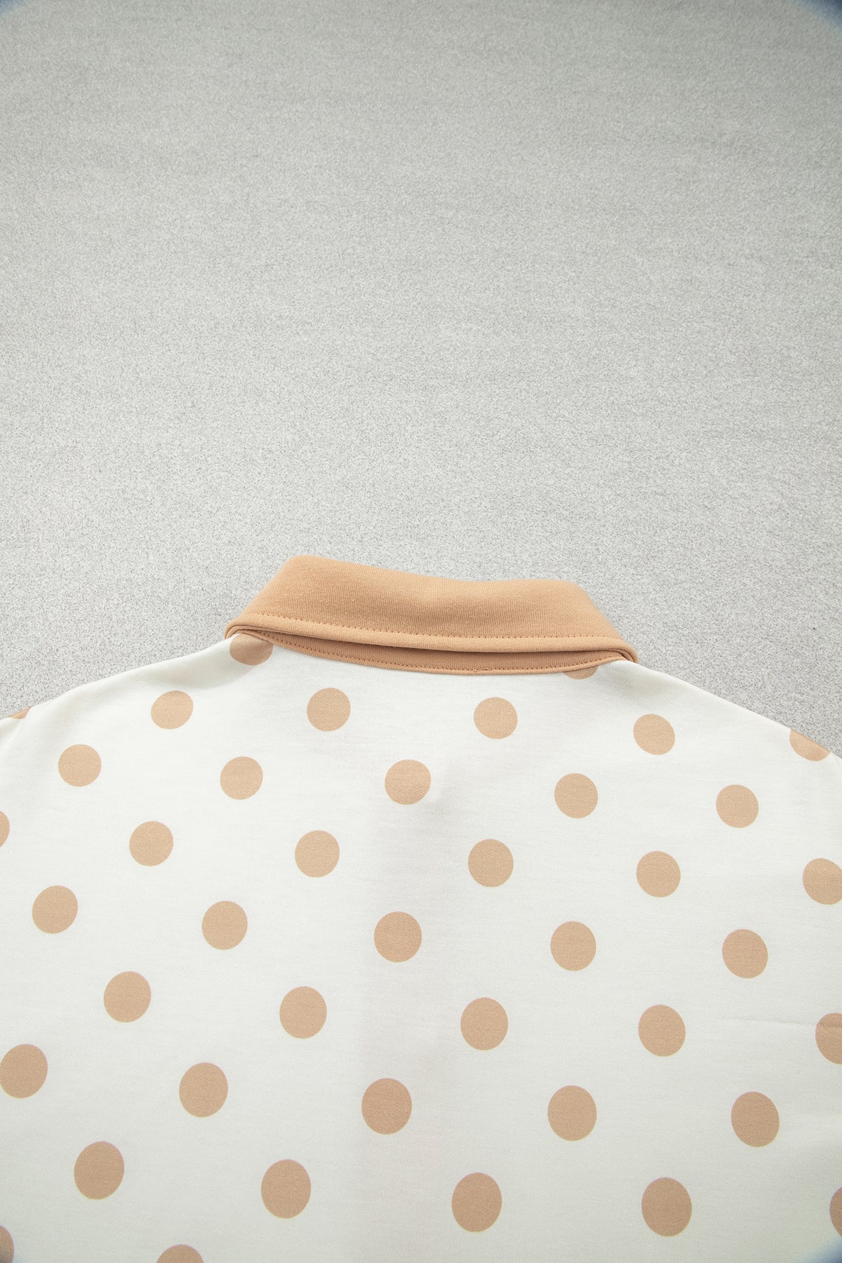 Polka Dot Loose Pullover Shorts Set