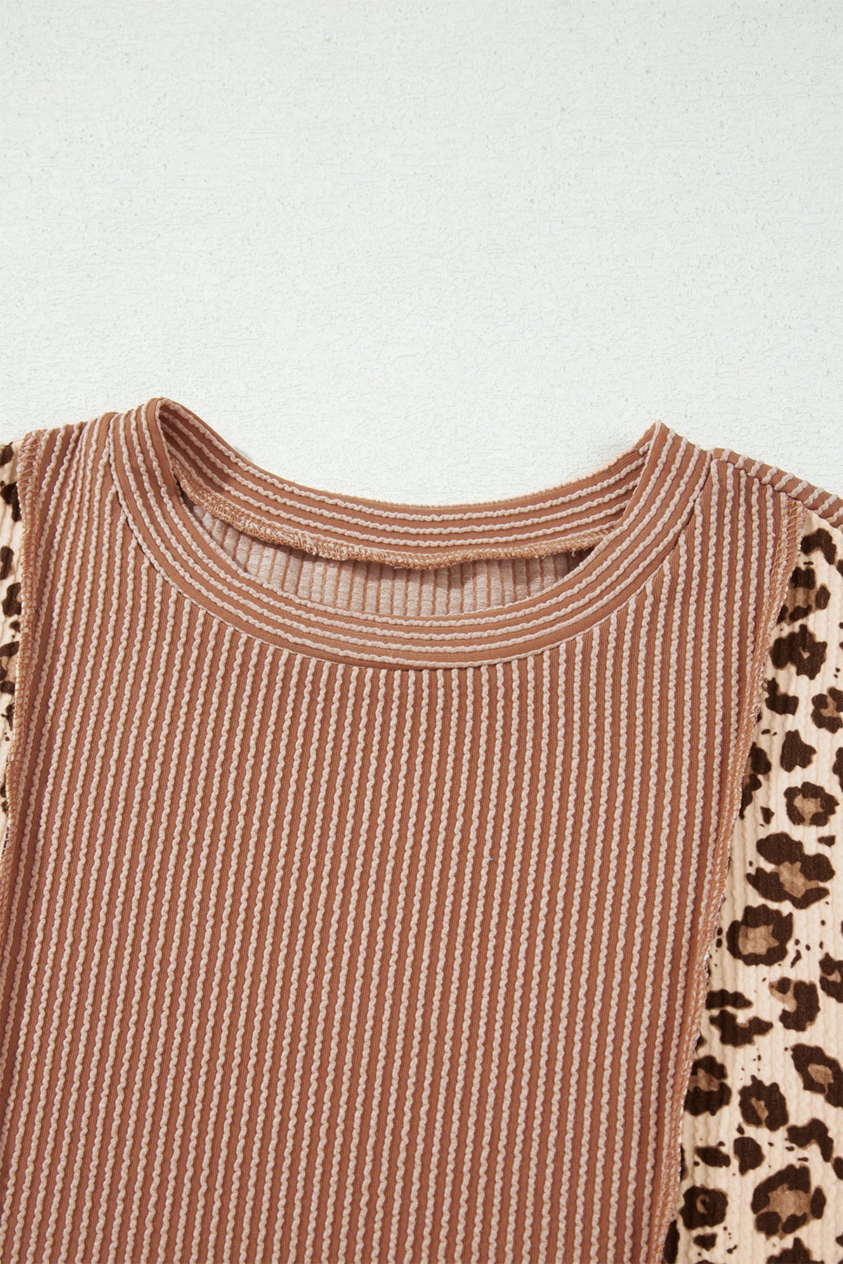Leopard Print Knit Top