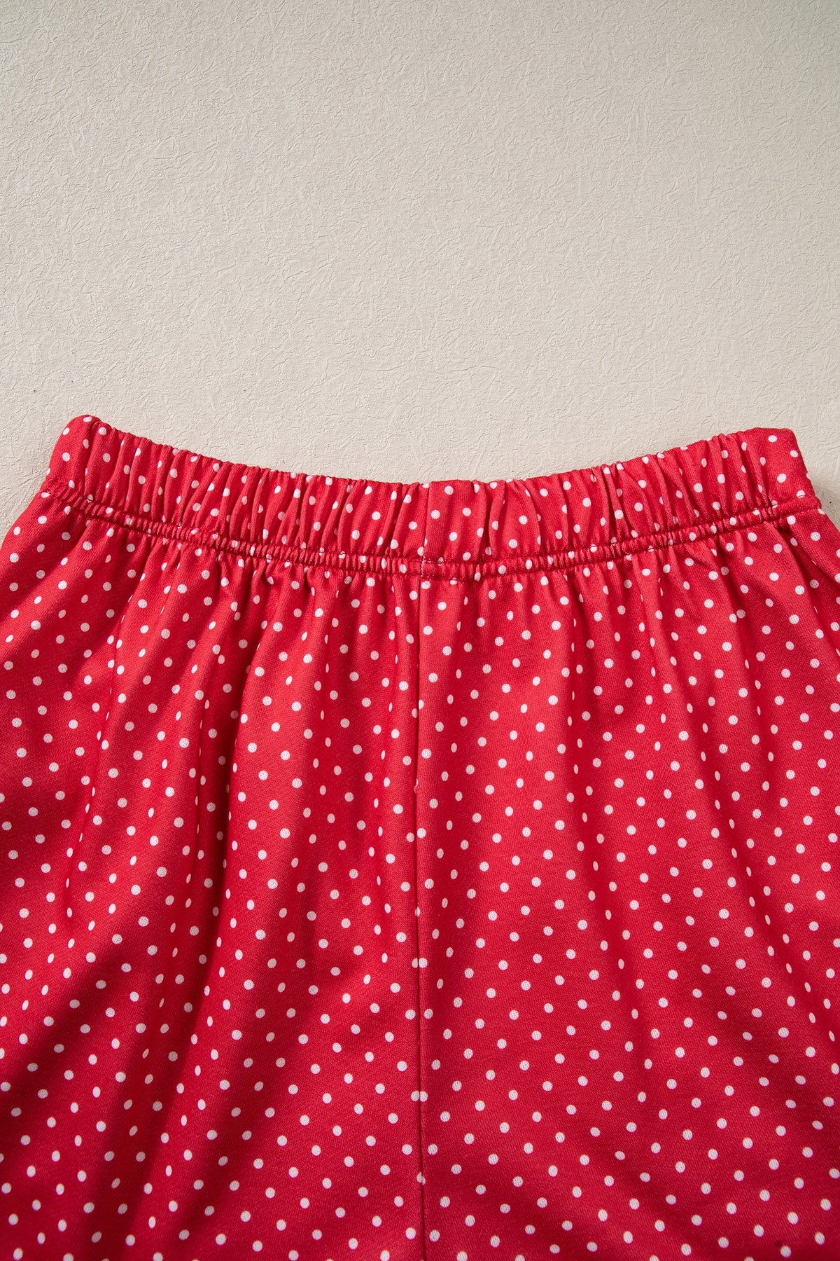 Plaid "MERRY" Long Sleeve Top and Shorts Set
