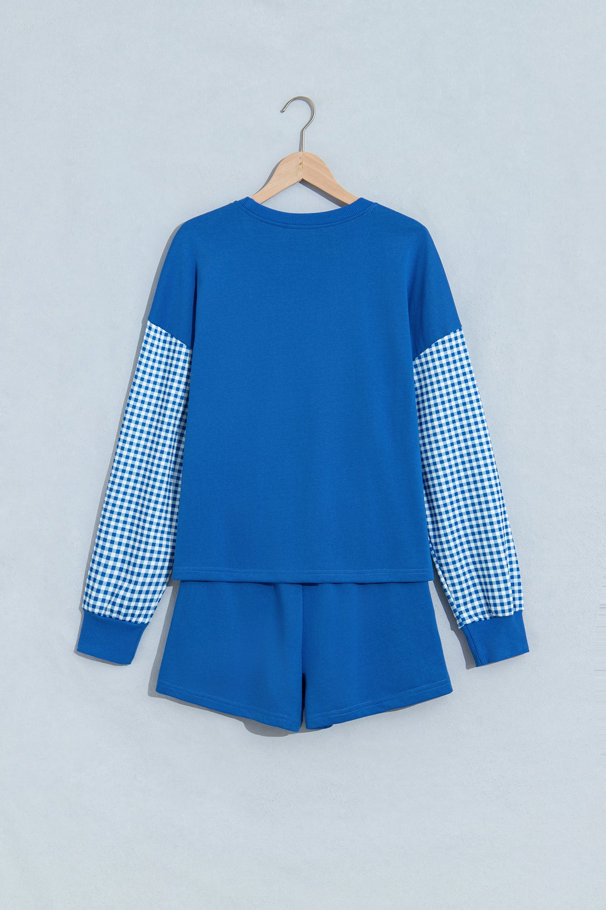 Long Sleeve Top w/Drawstring Shorts Set