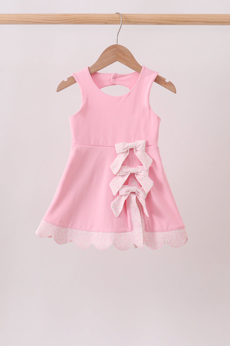 Performance Scalloped Dress