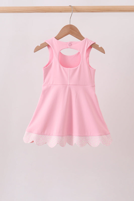 Performance Scalloped Dress
