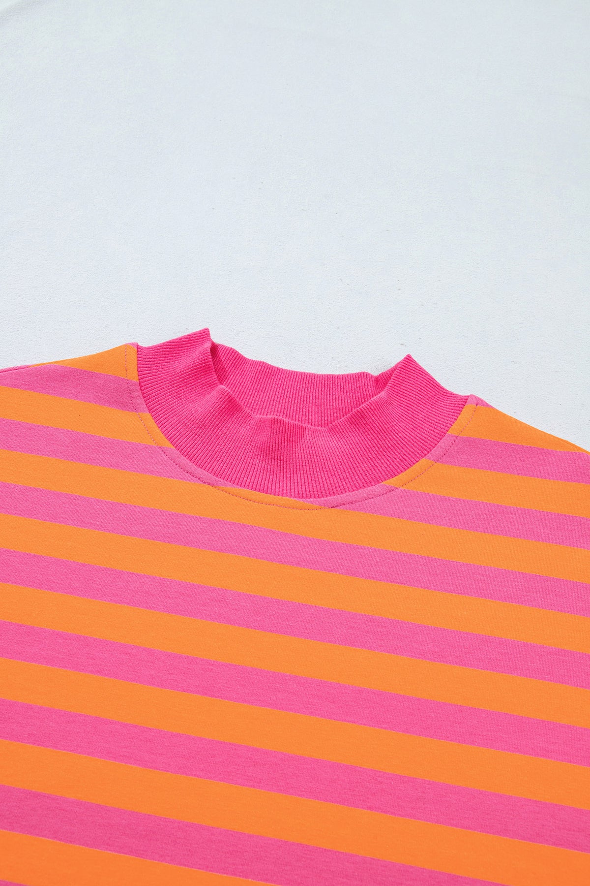Stripe Mock Neck Mini Skort Set