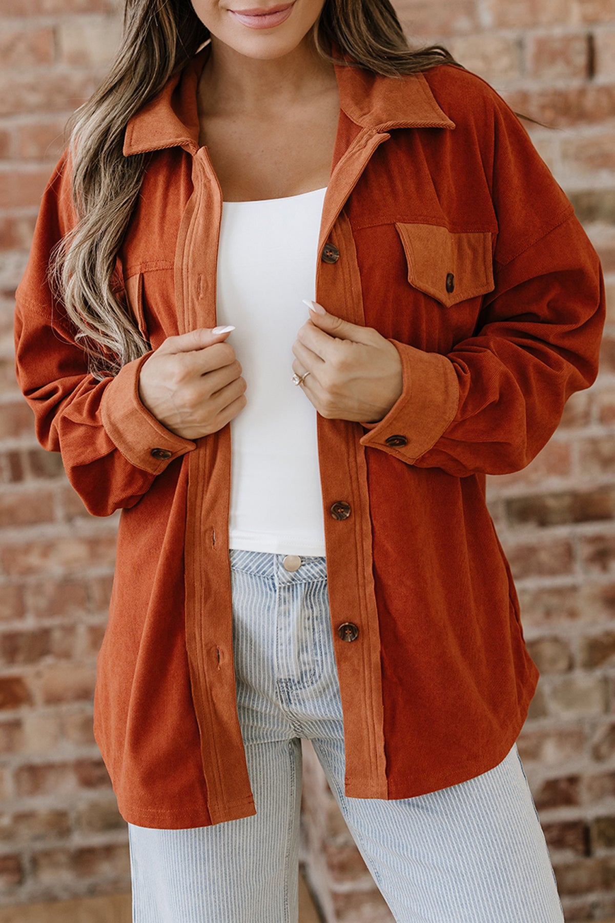 Velvet Casual Shacket
