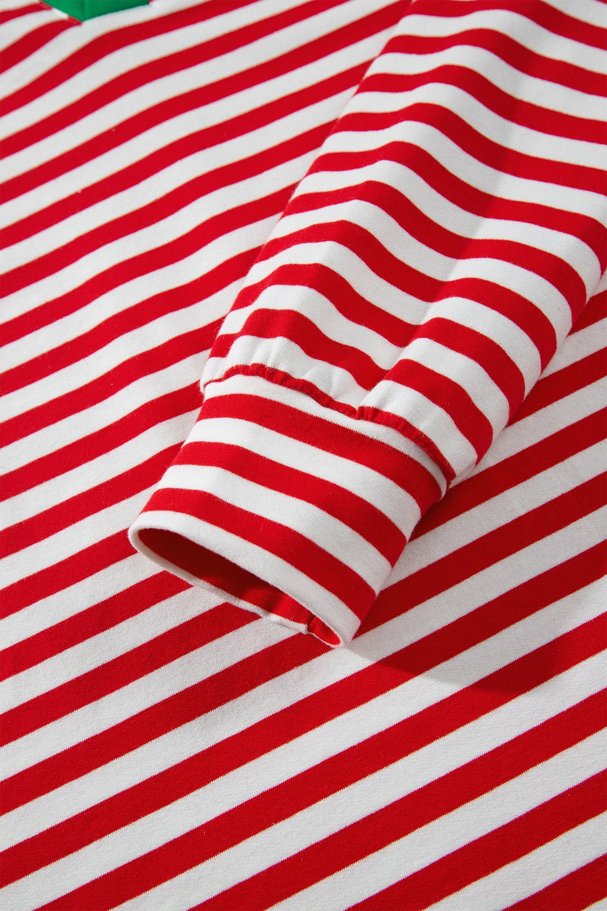 Stripe Long Sleeve Shirt w/Shorts Set
