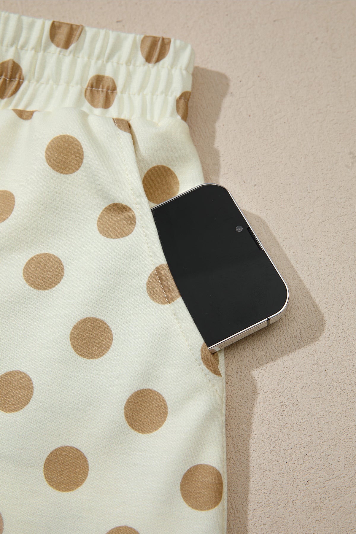 Polka Dot Long Sleeve Top w/Skort Set