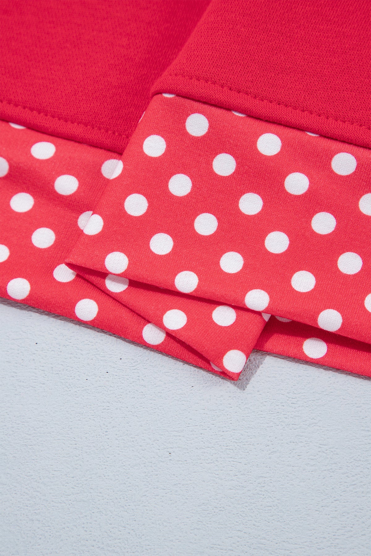 Polka Dot Oversized Sweatshirt