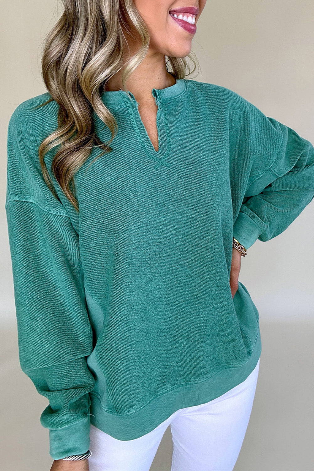 Skobeloff Solid Color Sweatshirt