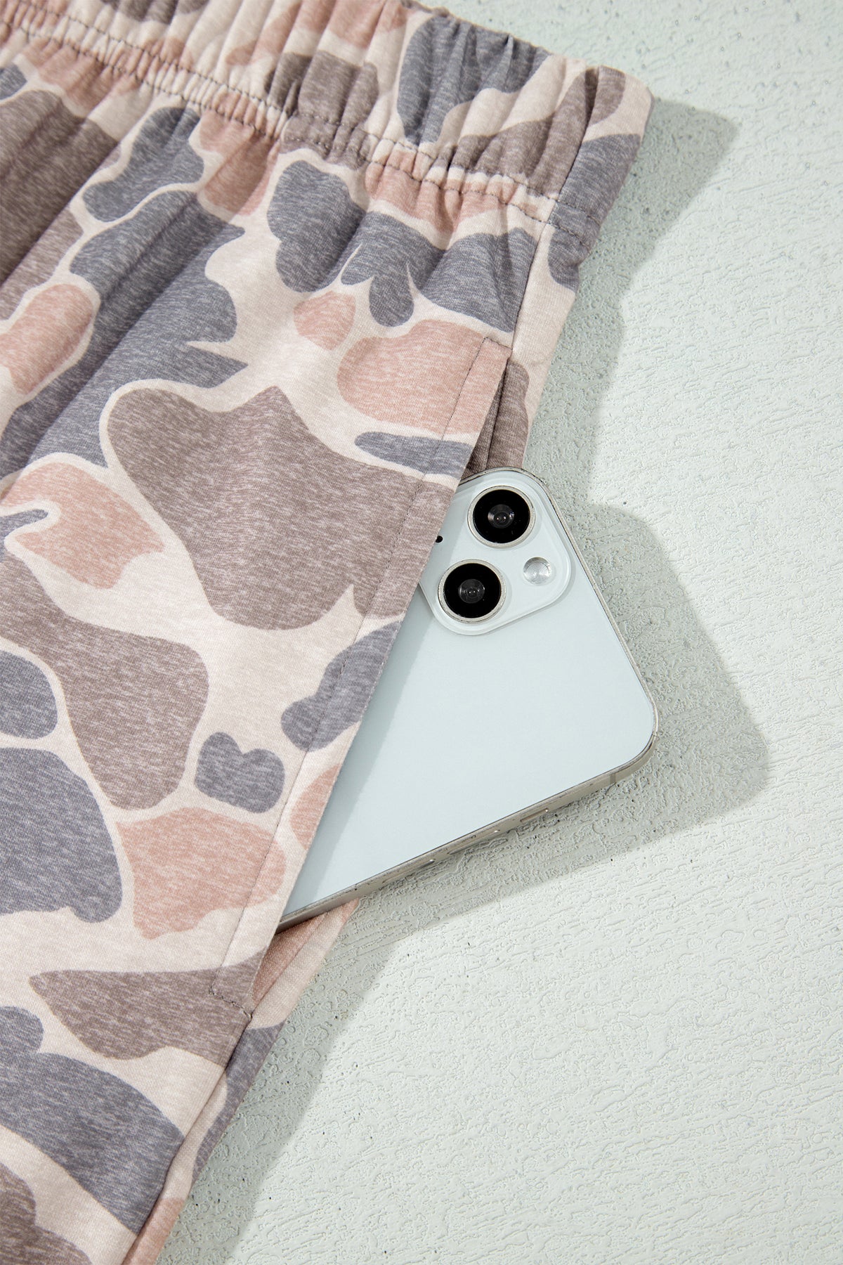 Camo Print Long Sleeve w/ Pants Set