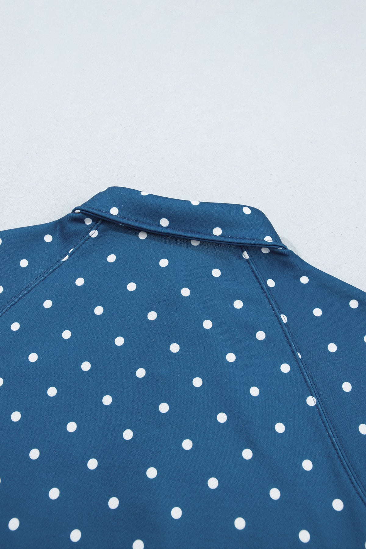 Polka Dot Casual Pullover Sweatshirt