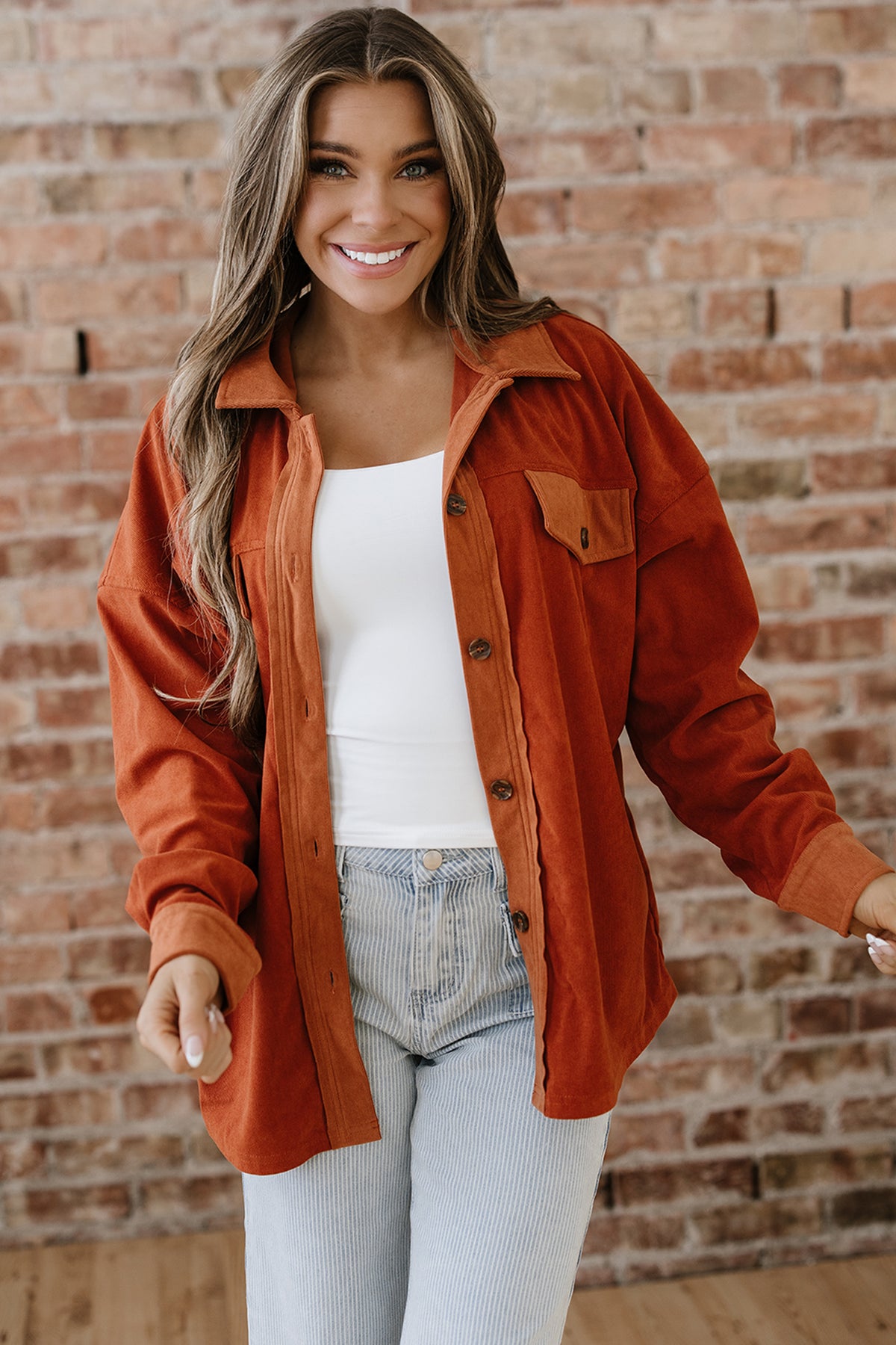 Velvet Casual Shacket