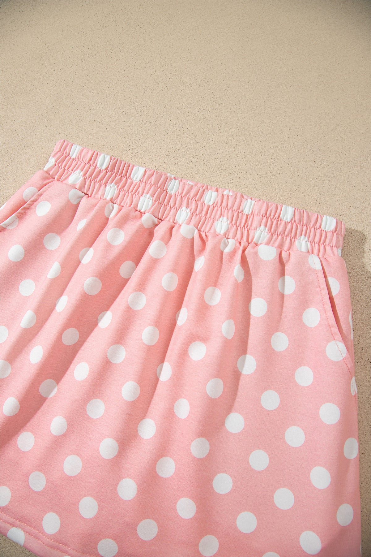 Polka Dot Long Sleeve Top w/Skort Set