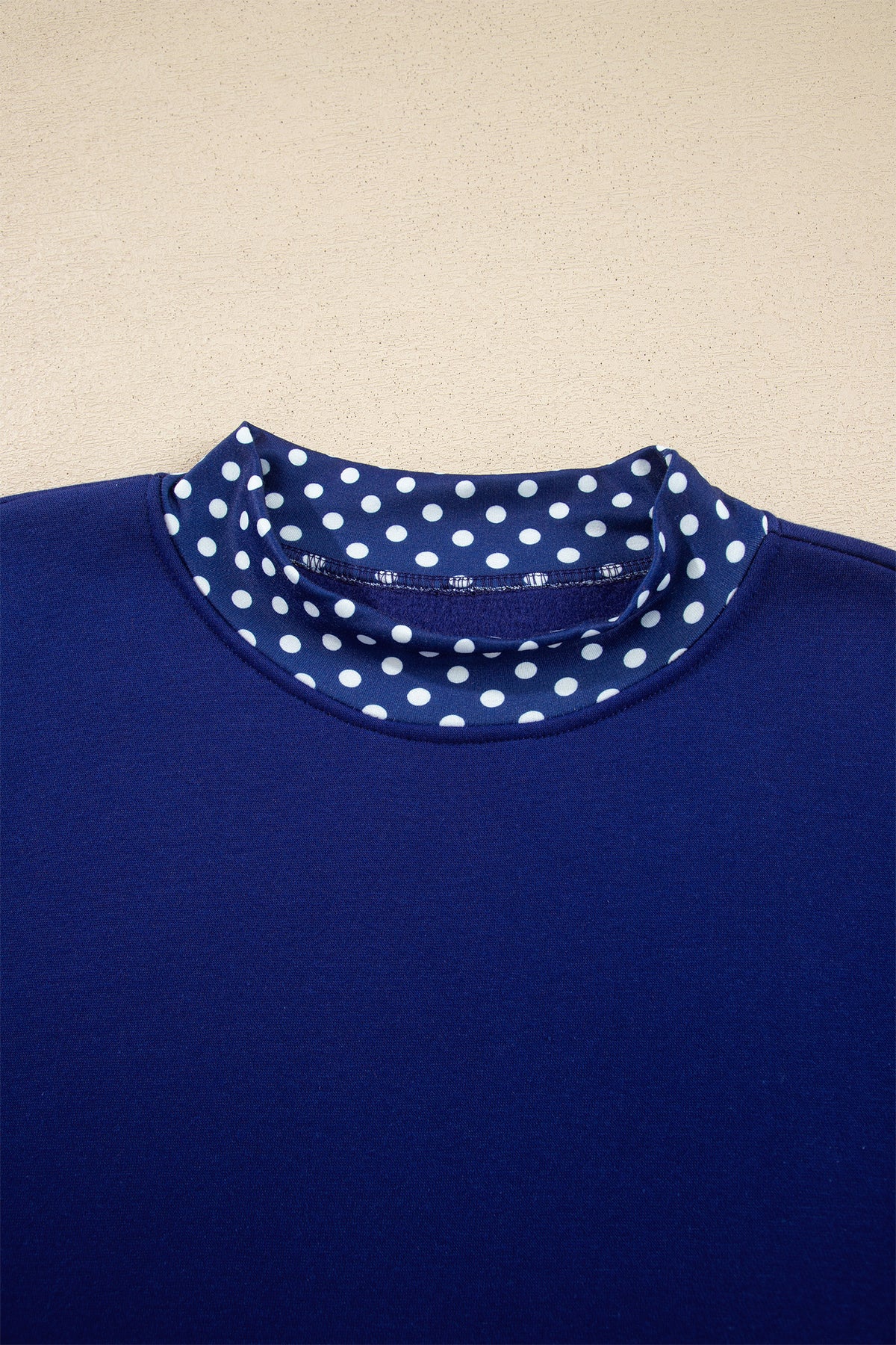 Polka Dot Oversized Sweatshirt
