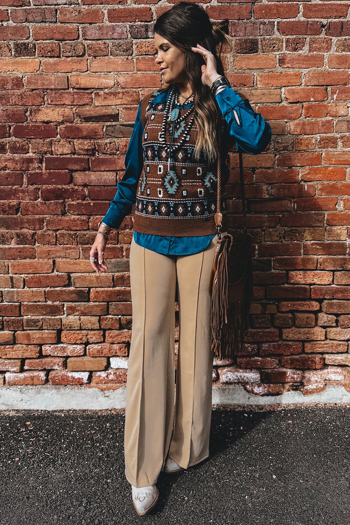 High Waist Full Length Pants
