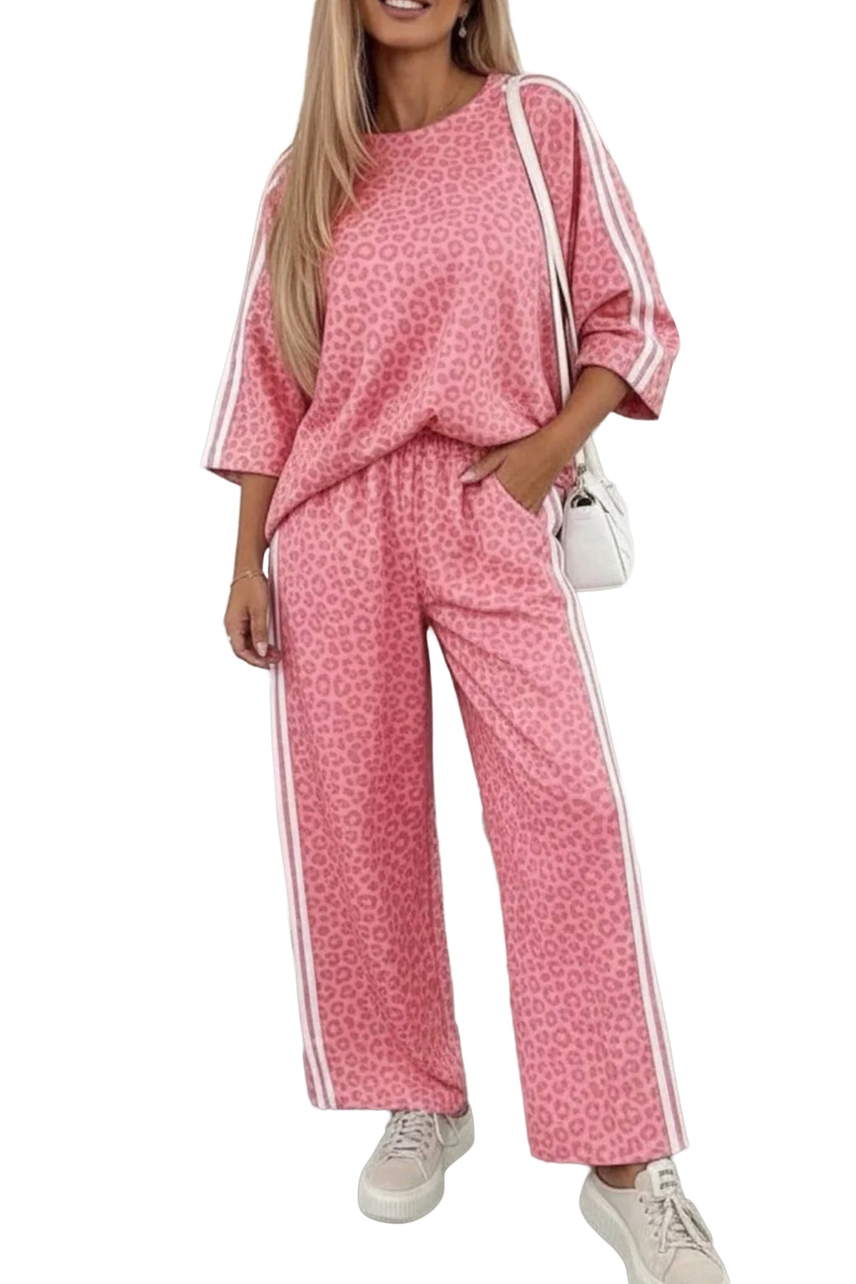 Leopard Print Pant Set