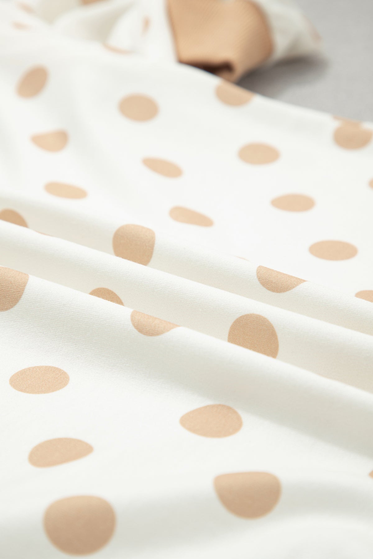 Polka Dot Loose Pullover Shorts Set