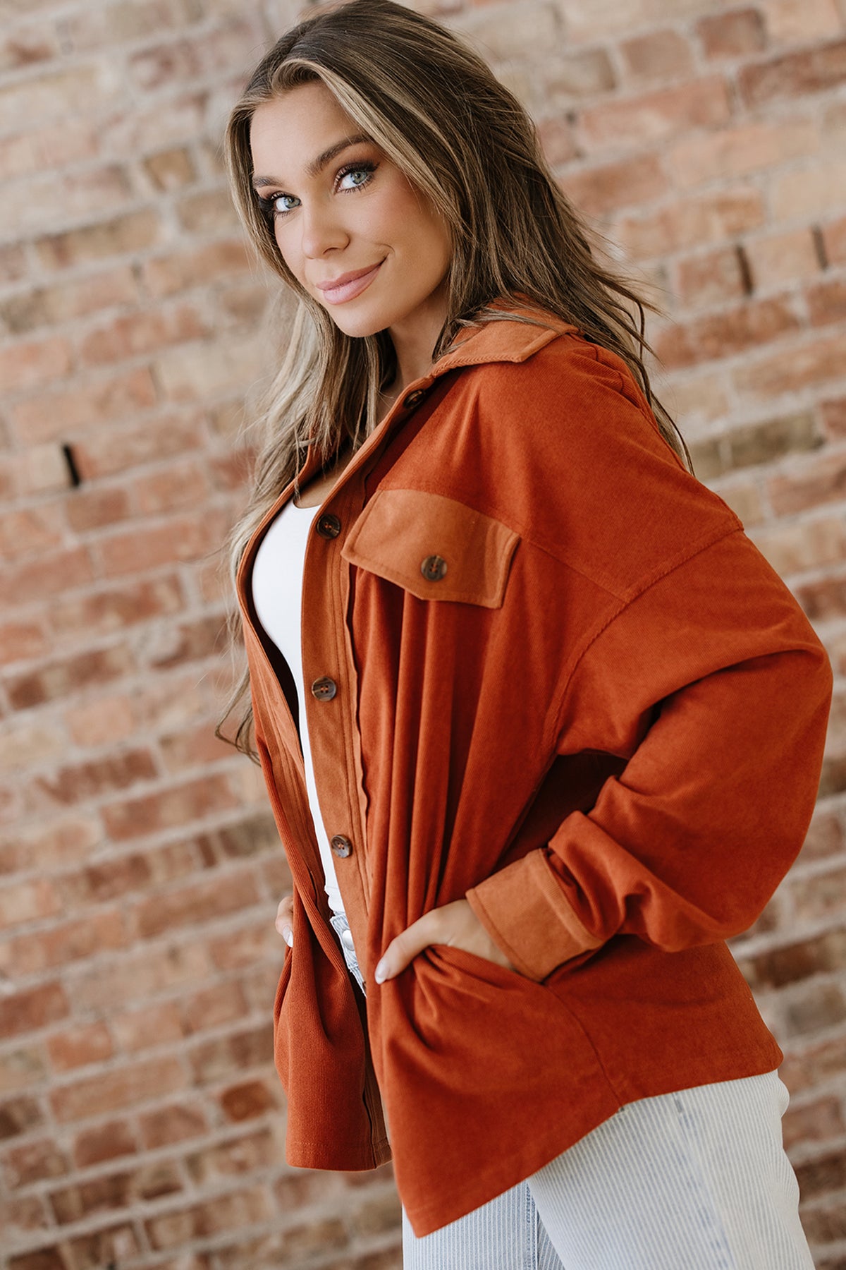 Velvet Casual Shacket