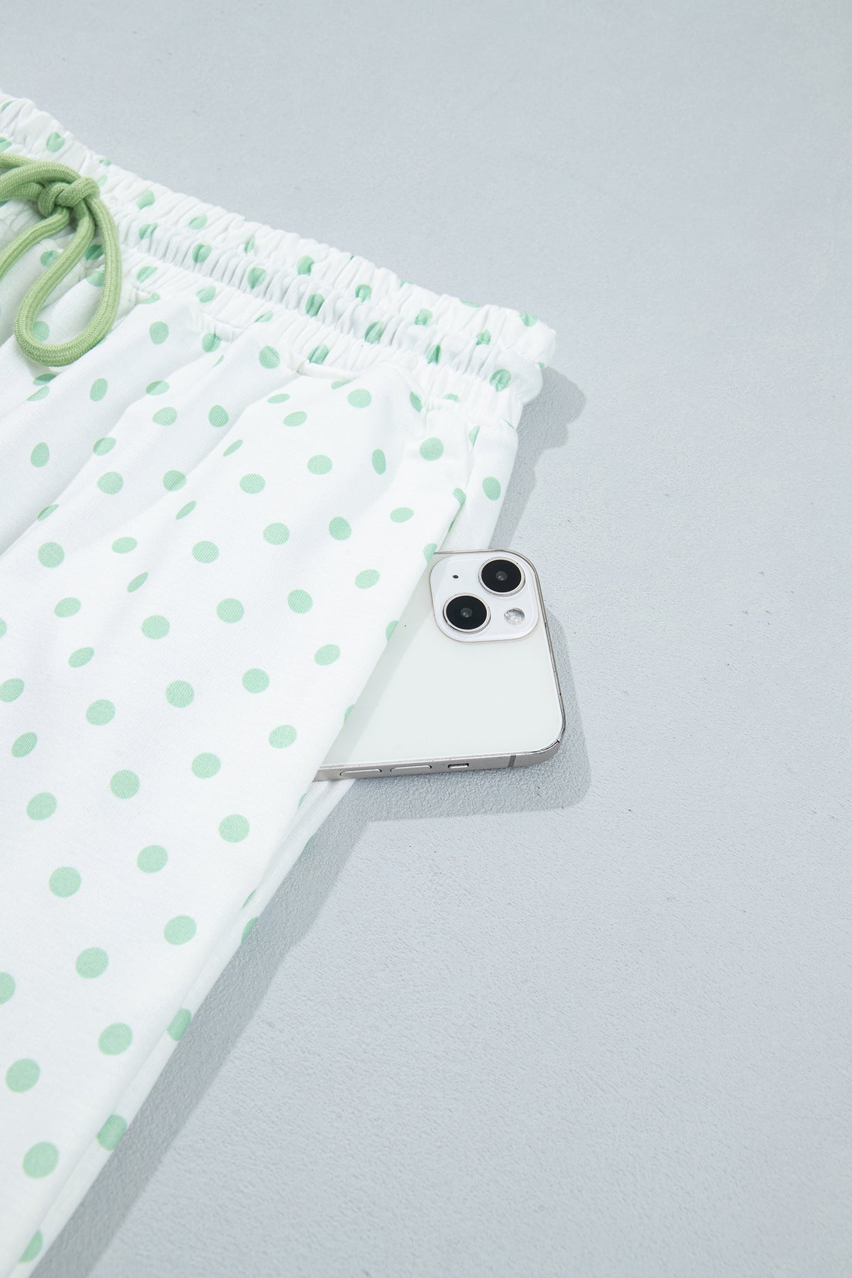 Polka Dot Long Sleeve Pants Set