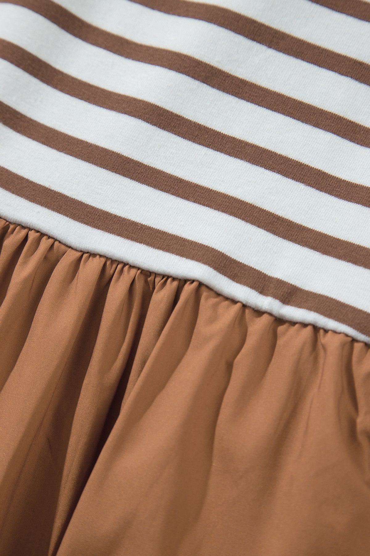 Striped Sleeveless Casual Long Dress
