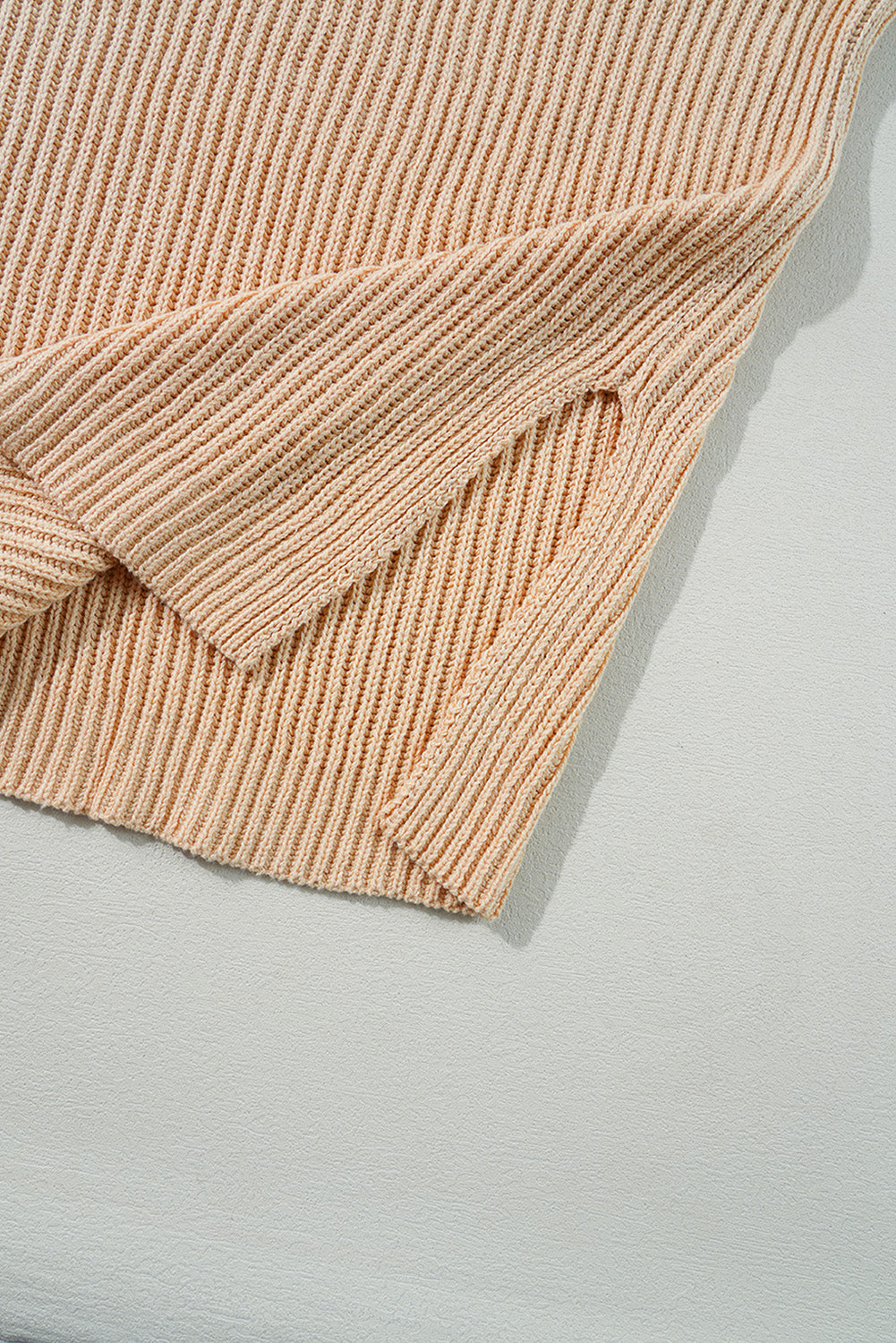 Cable Knit Drop Shoulder Sweater