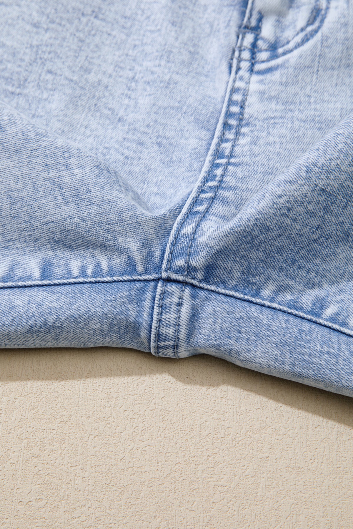 Beau Blue Light Washed Barrel Jeans