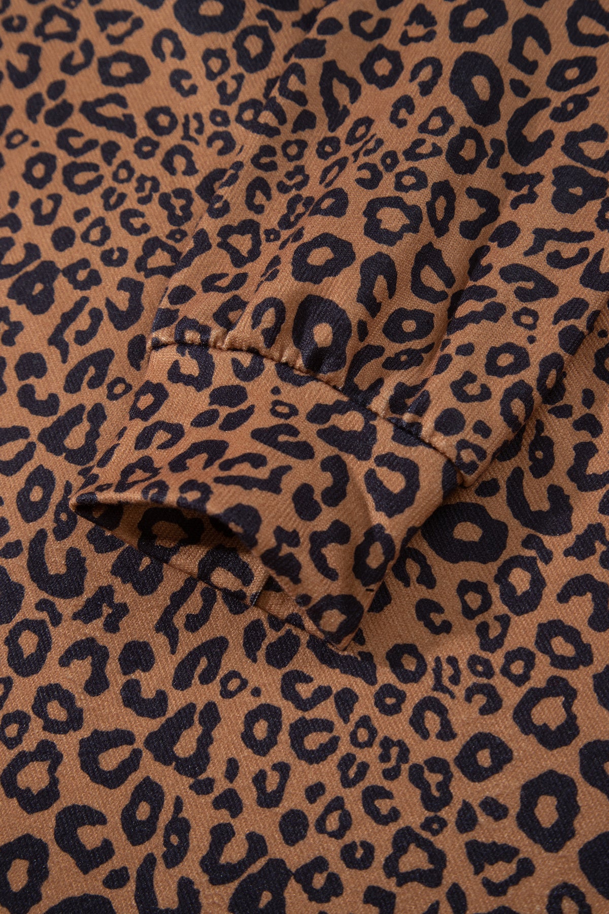 Leopard Print Henley Top w/Shorts Set