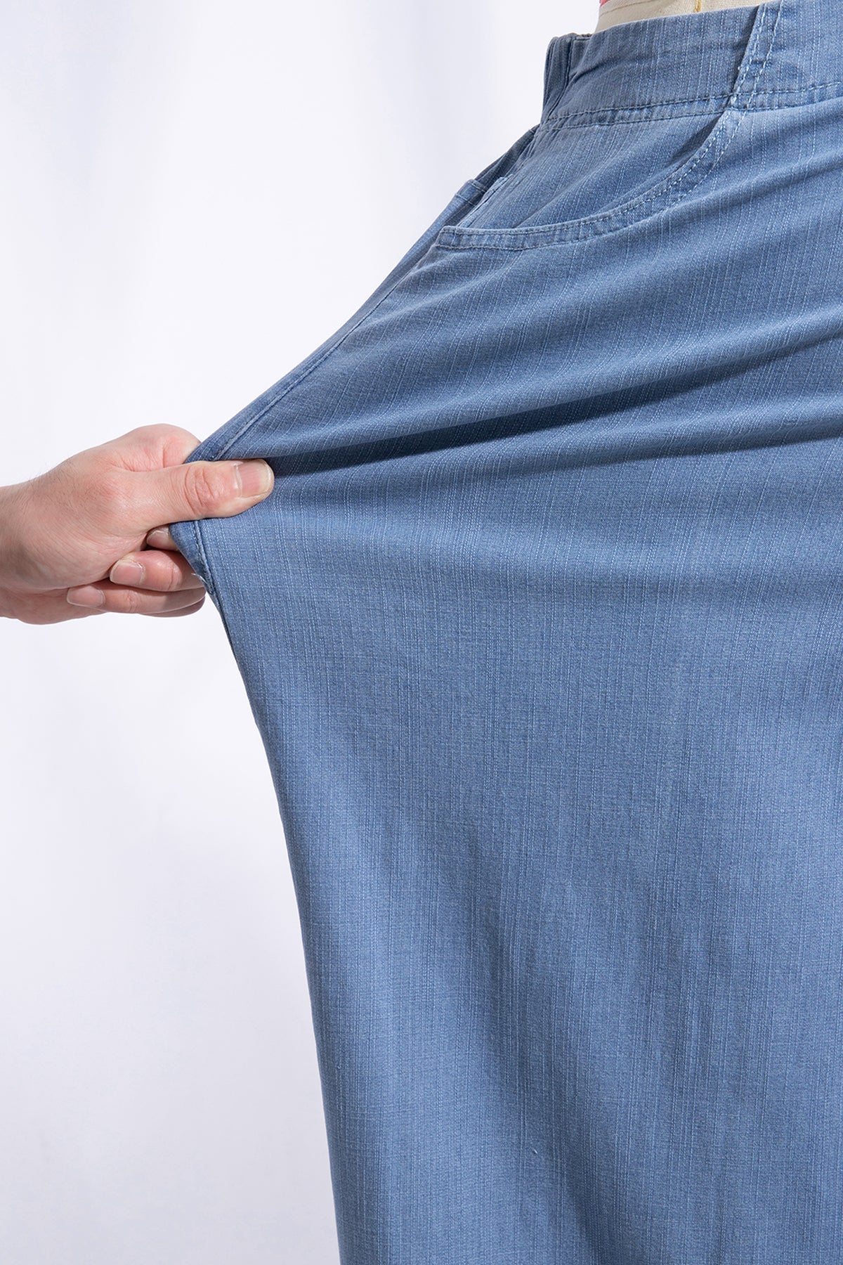 Ruffle Hem Plus Size Jeans