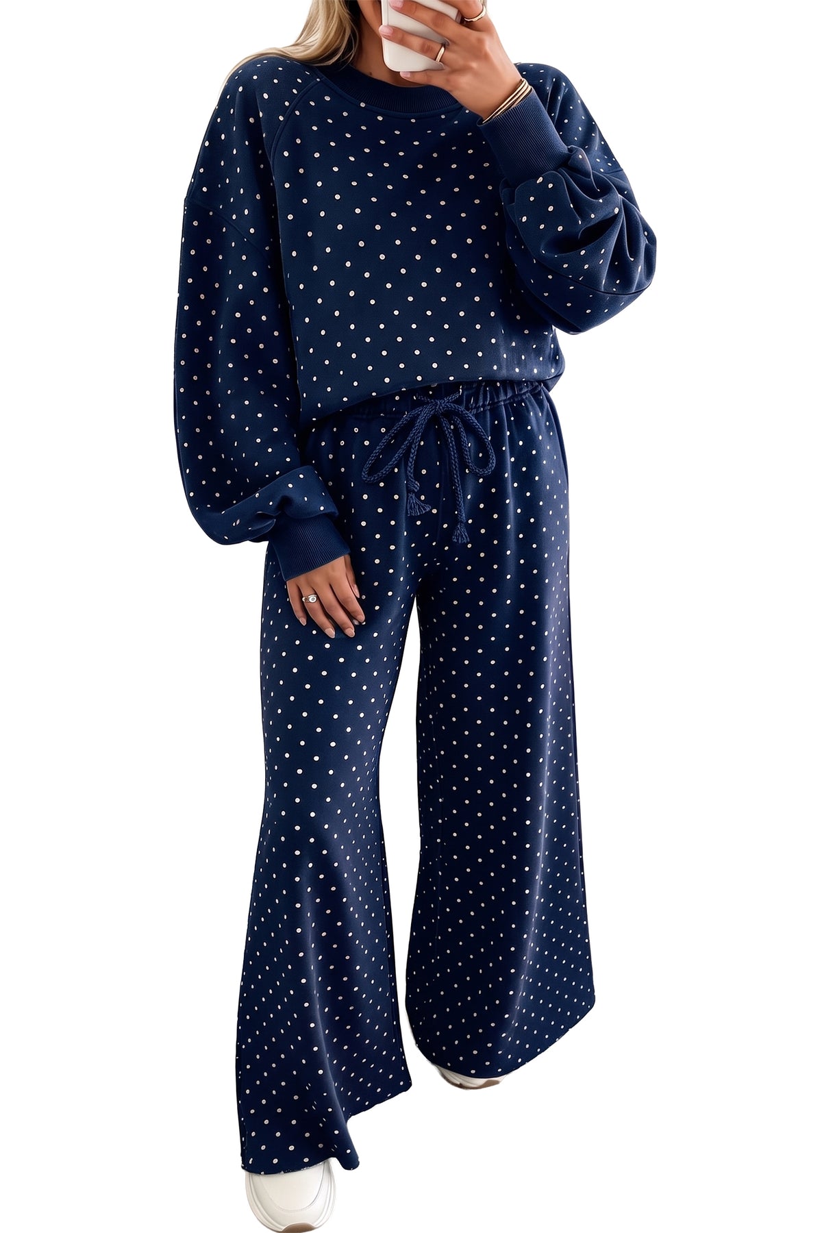 Polka Dot Long Sleeve 2pc Set