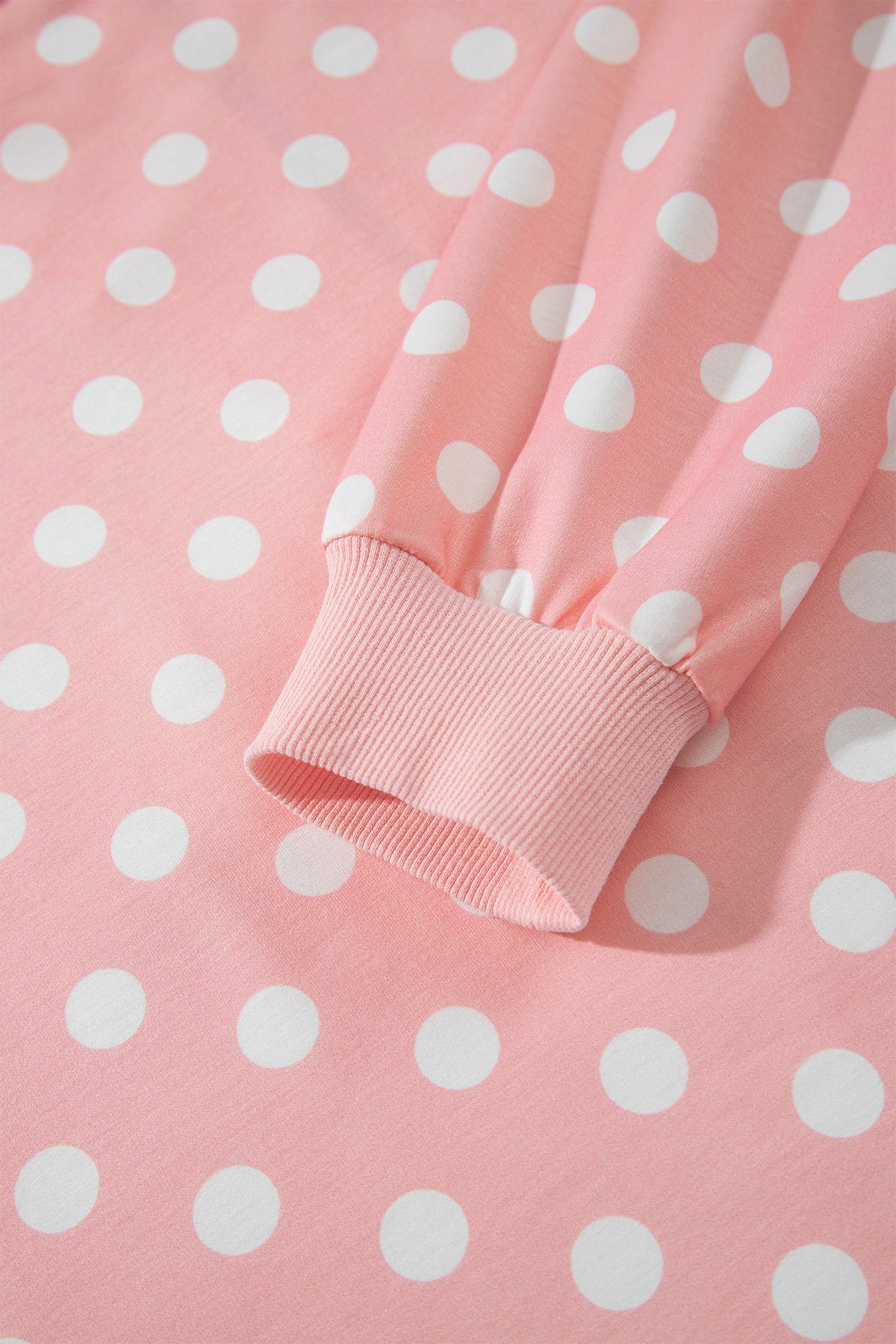 Polka Dot Long Sleeve Top w/Skort Set