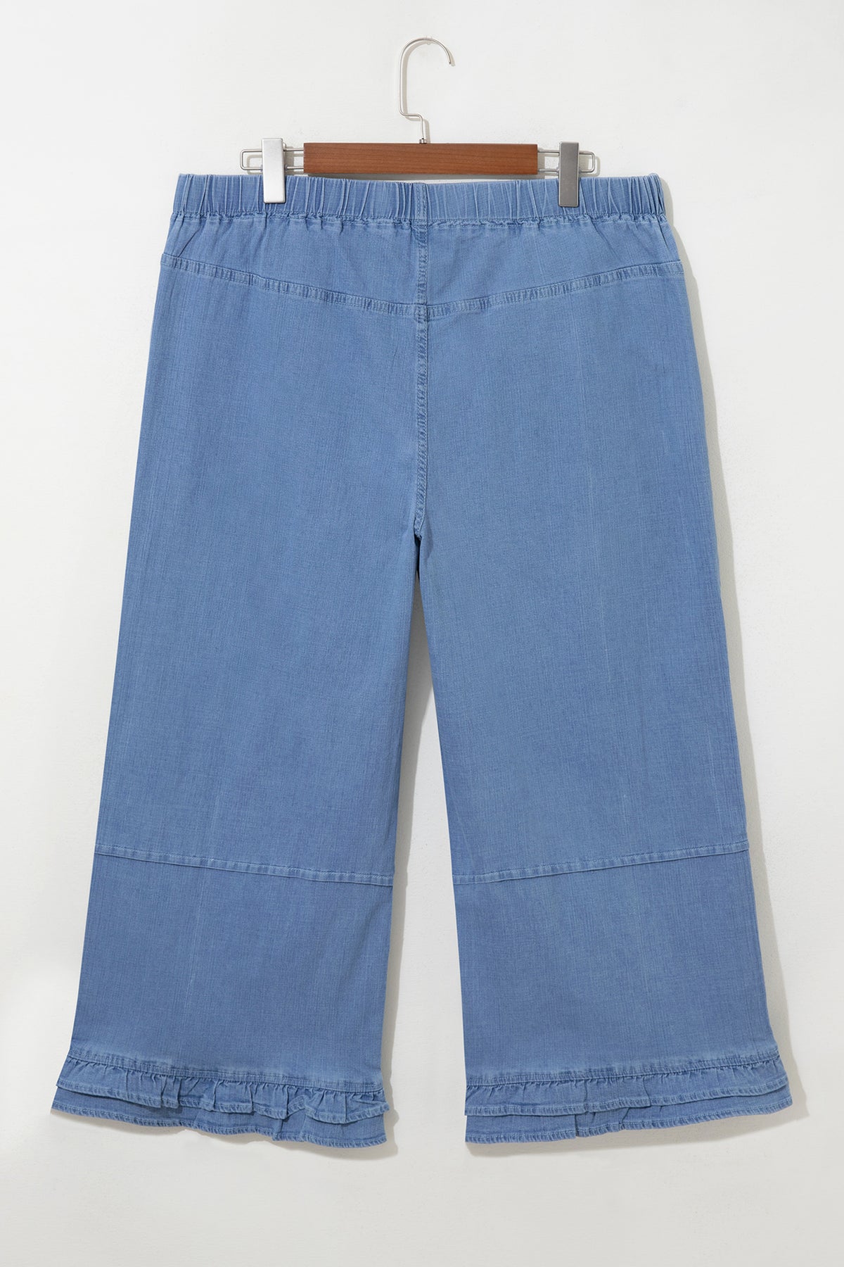 Ruffle Hem Plus Size Jeans