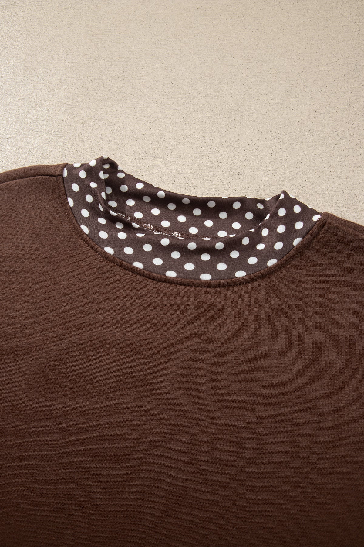 Polka Dot Oversized Sweatshirt