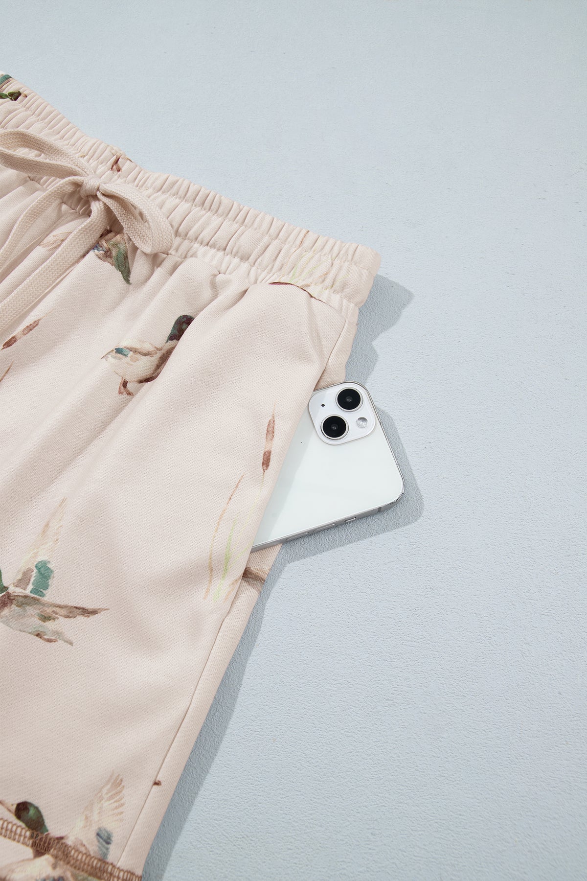 Mallard Print Pullover and Shorts Set