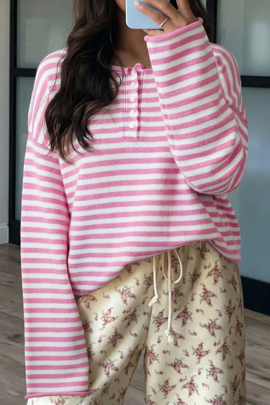 Striped Long Sleeve Sweater