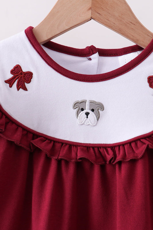 Premium GA Bulldog Embroidered Set