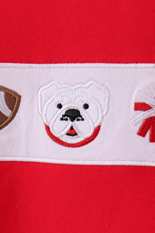 Premium GA Bulldog Embroidered Top