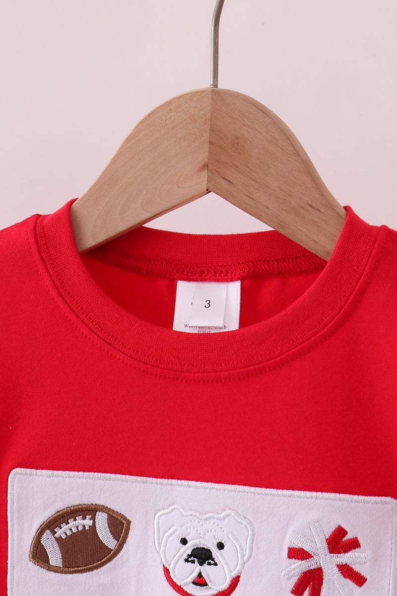 Premium GA Bulldog Embroidered Top