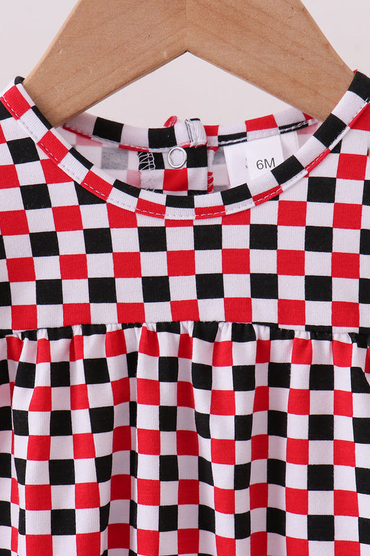 Checkered GA Bulldog Bubble