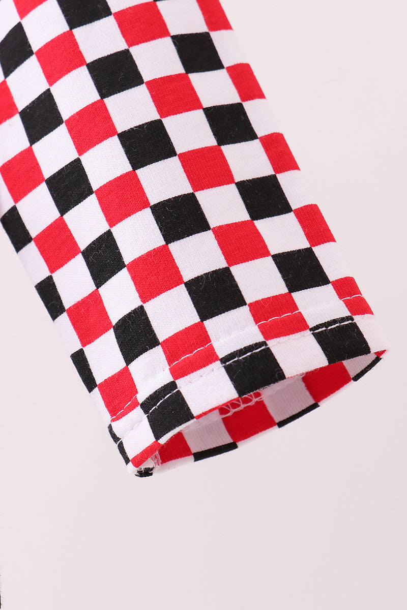 Checkered GA Bulldog Bubble