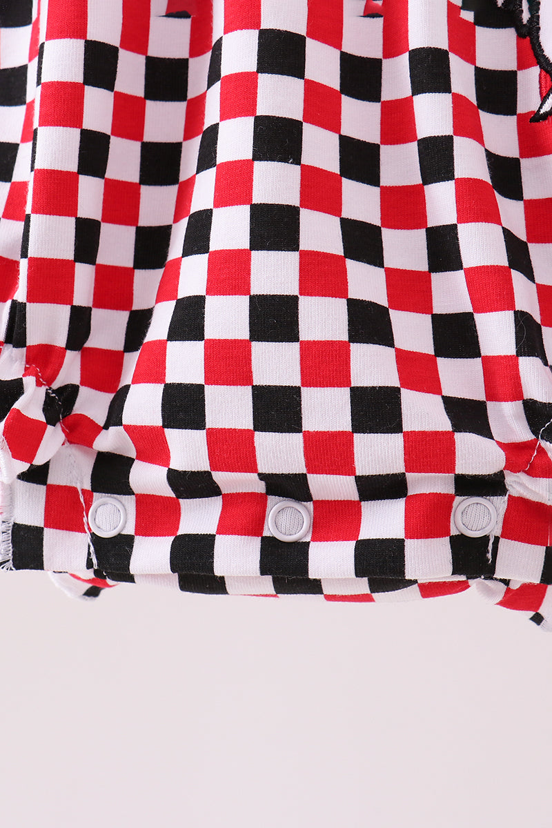 Checkered GA Bulldog Bubble