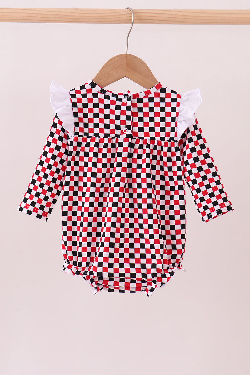 Checkered GA Bulldog Bubble