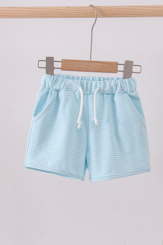 Premium Mint Striped Shorts