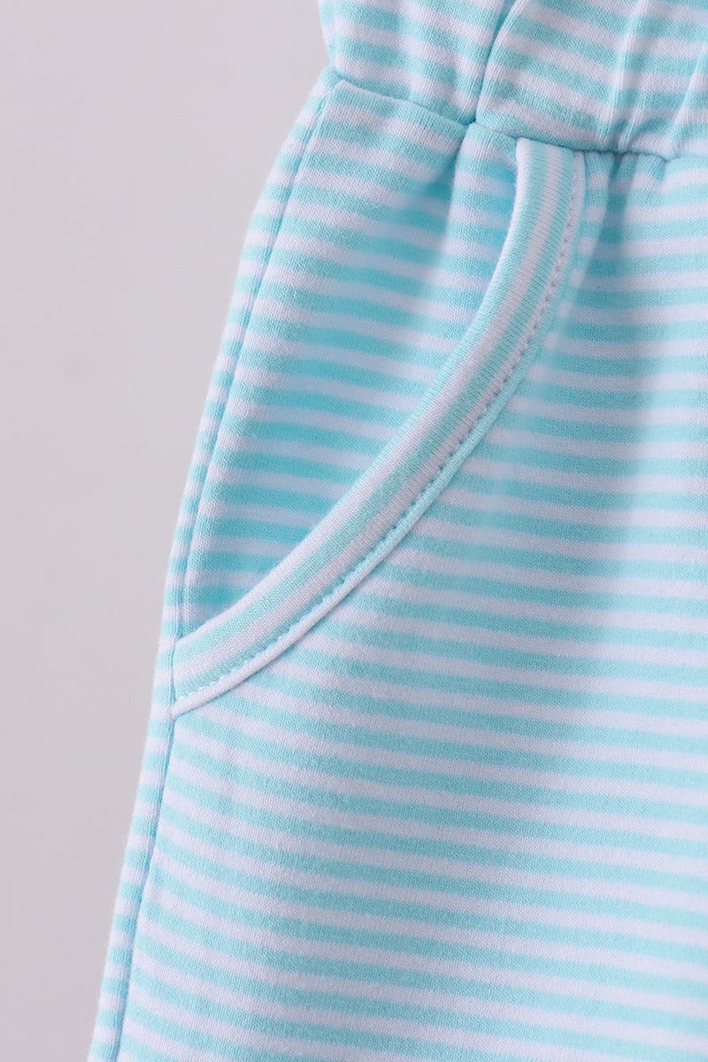 Premium Mint Striped Shorts