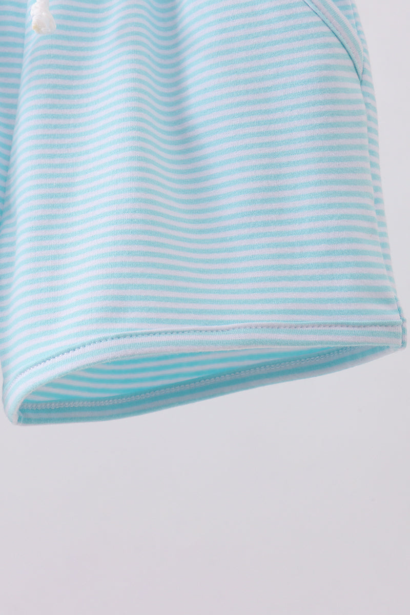 Premium Mint Striped Shorts