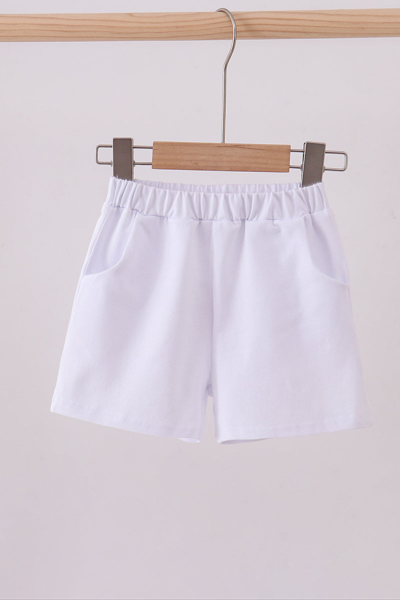 Premium White Shorts