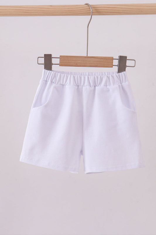 Premium White Shorts