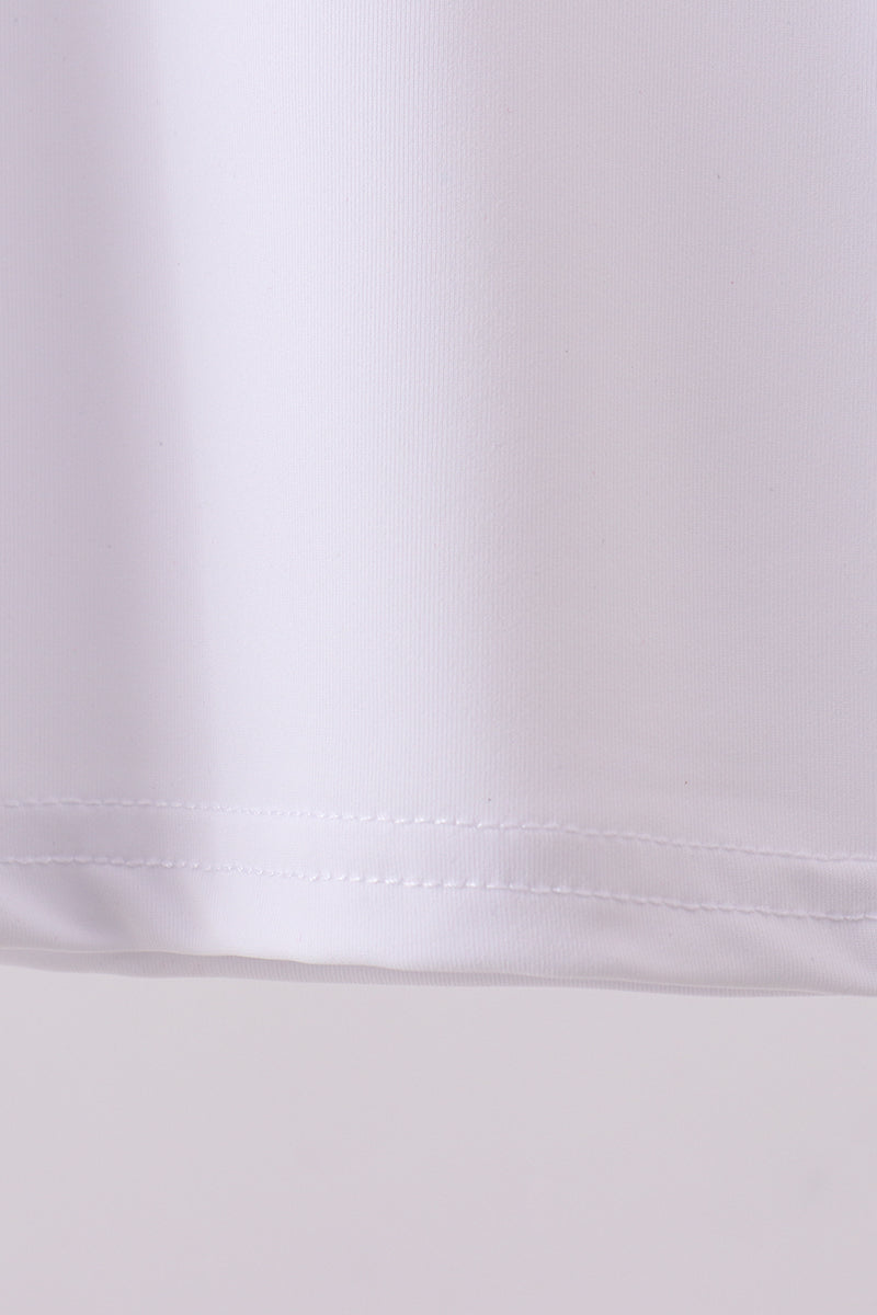 White Collared Tank