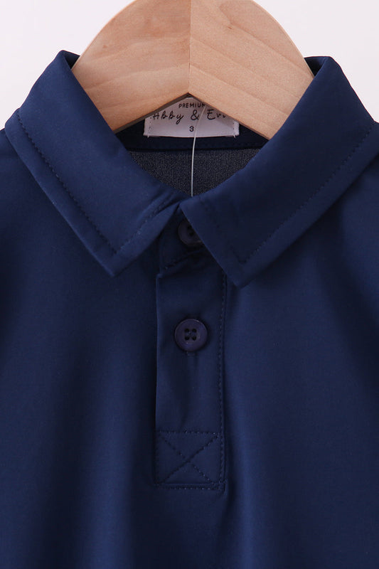 Blue Collared Tank