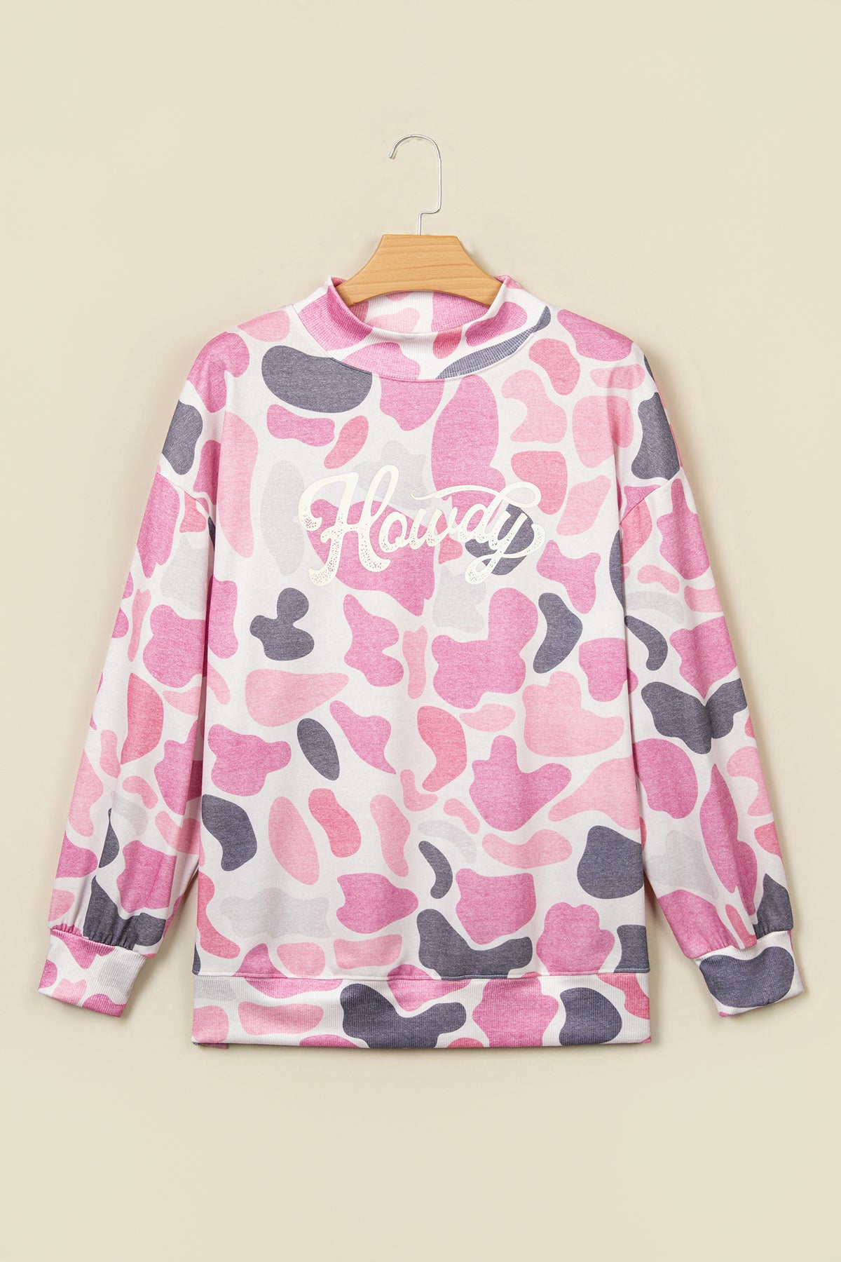 Camo Print Howdy Sweatshirt