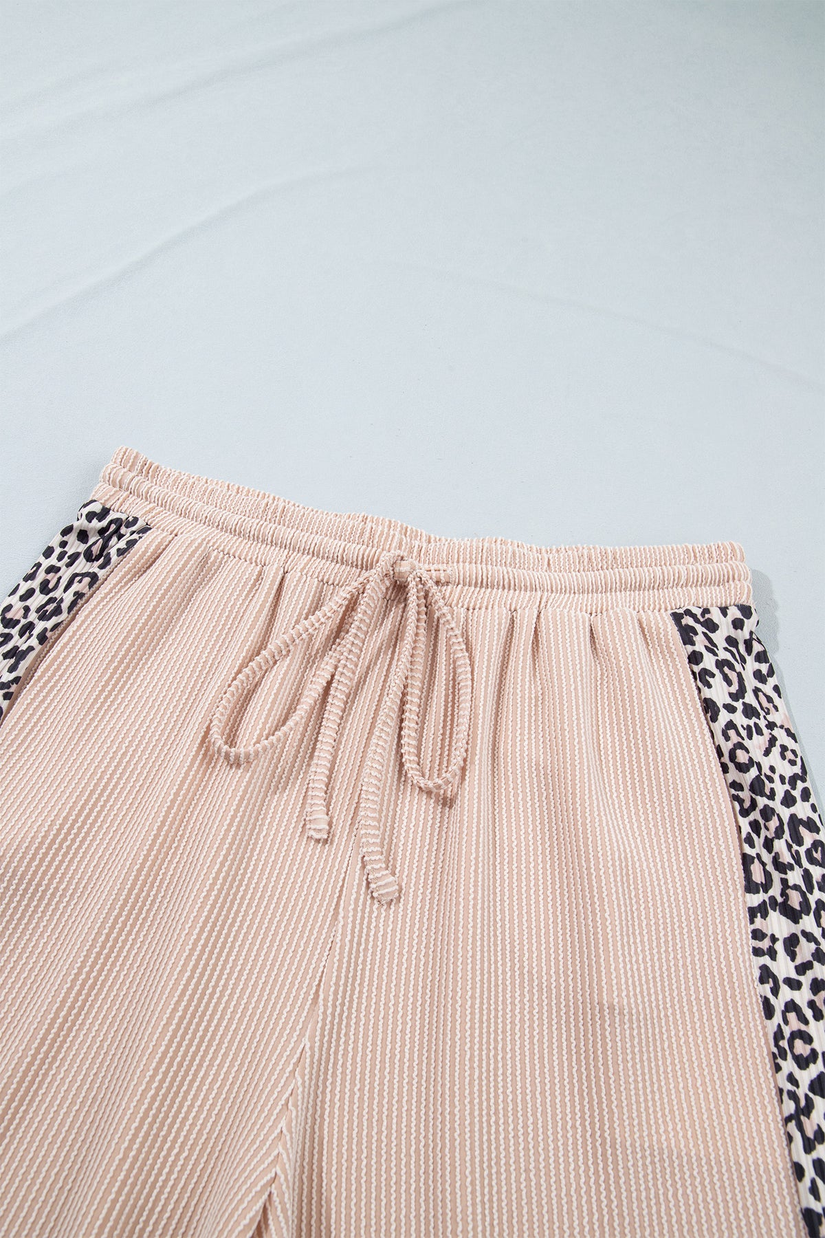 French Leopard Long Sleeve Top w/Plus Size Pants Set